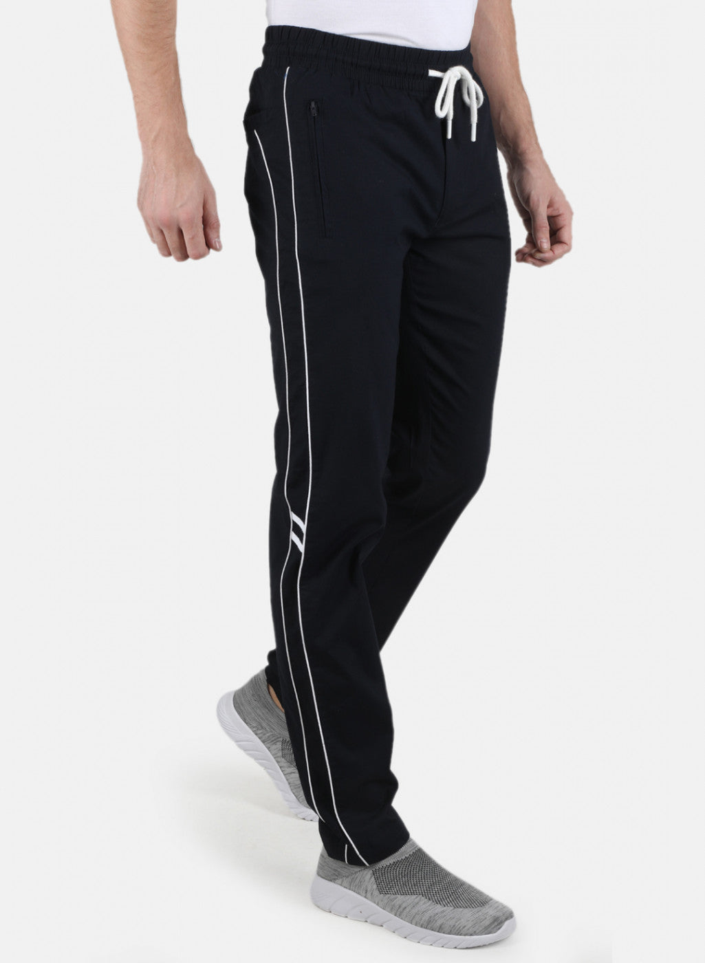 Men NAvy Blue Plain Lower