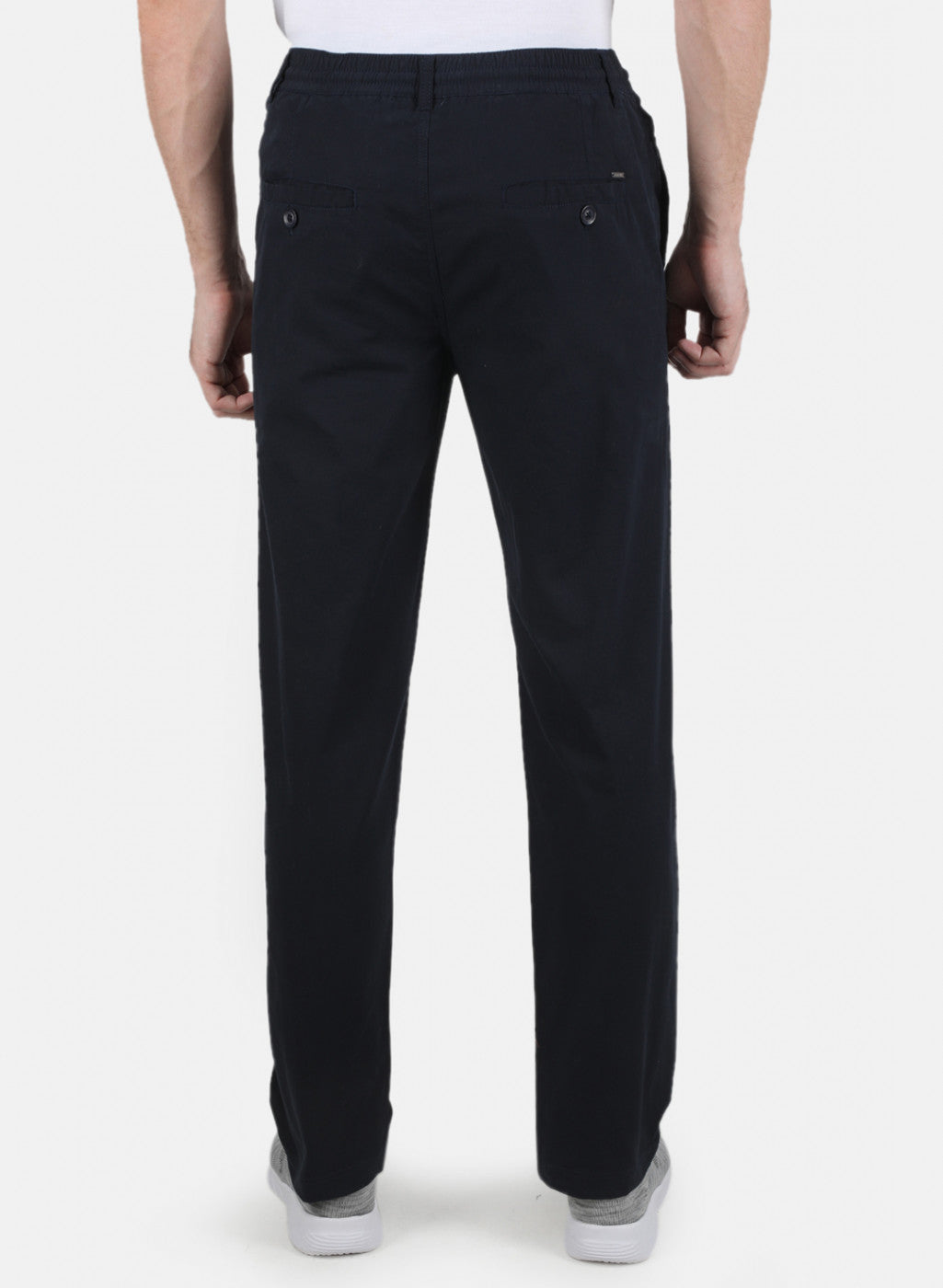 Men Black Plain Lower