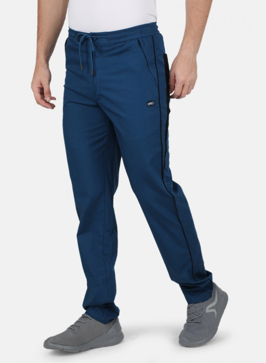 Men Blue Smart Fit Winter Lower