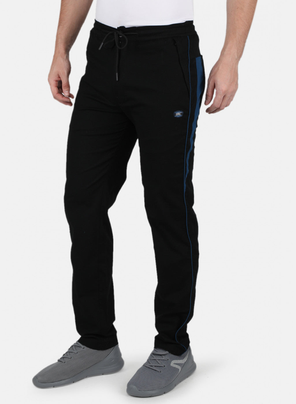 Men Black Smart Fit Winter Lower