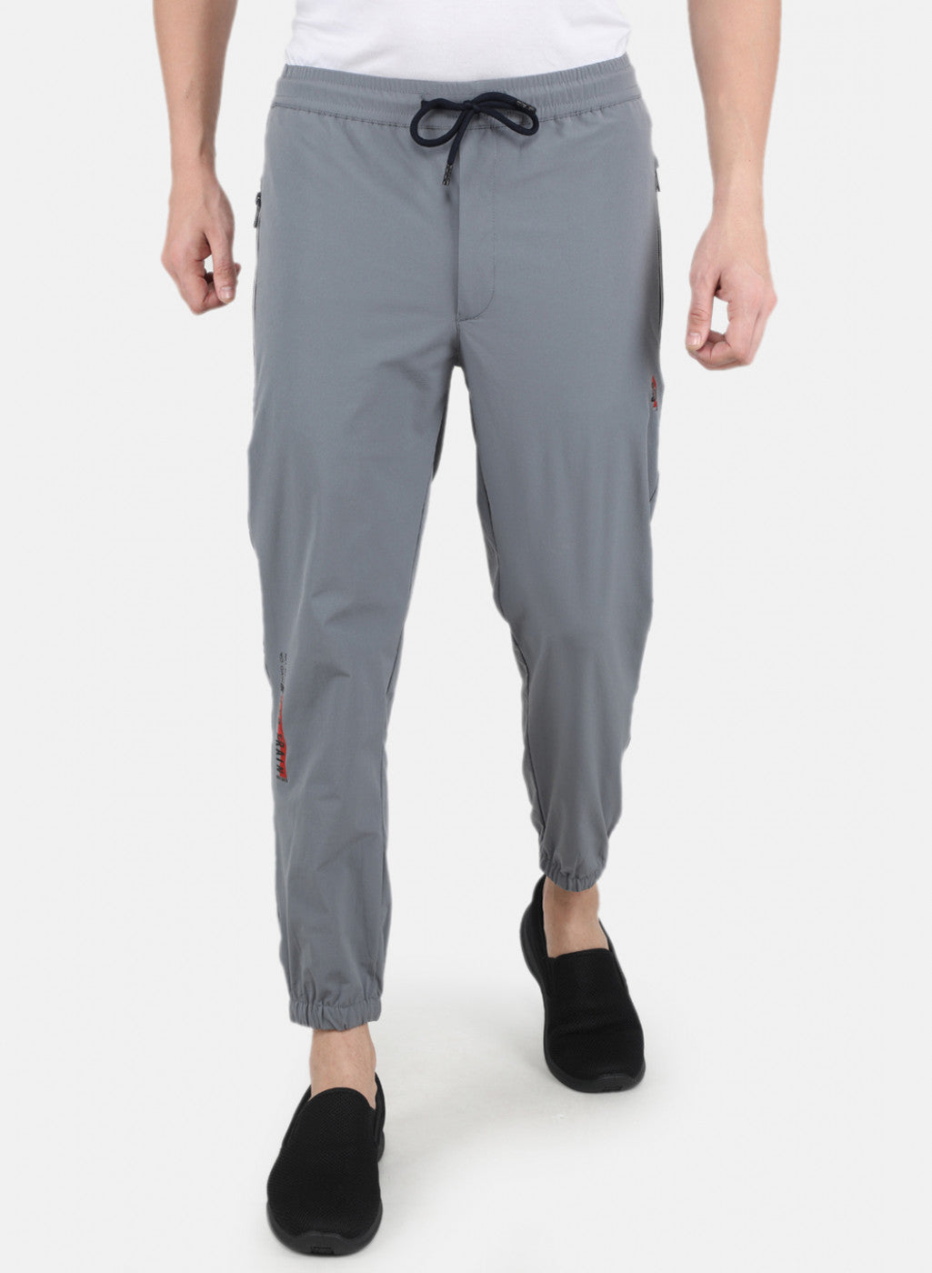 Men Grey Smart Fit Winter Lower