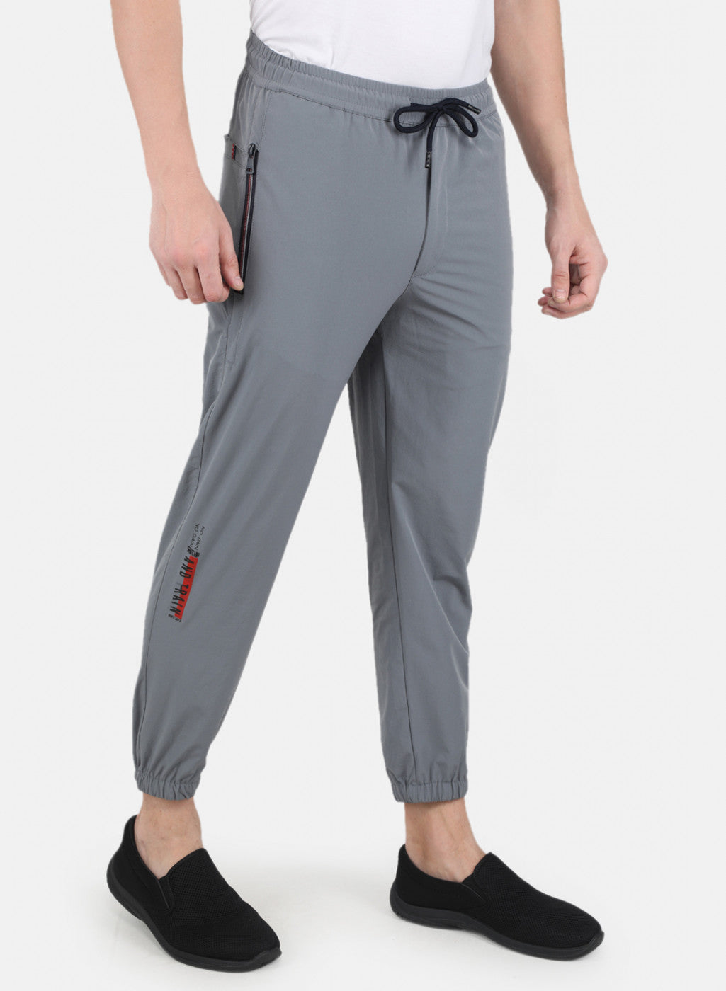 Men Grey Smart Fit Winter Lower