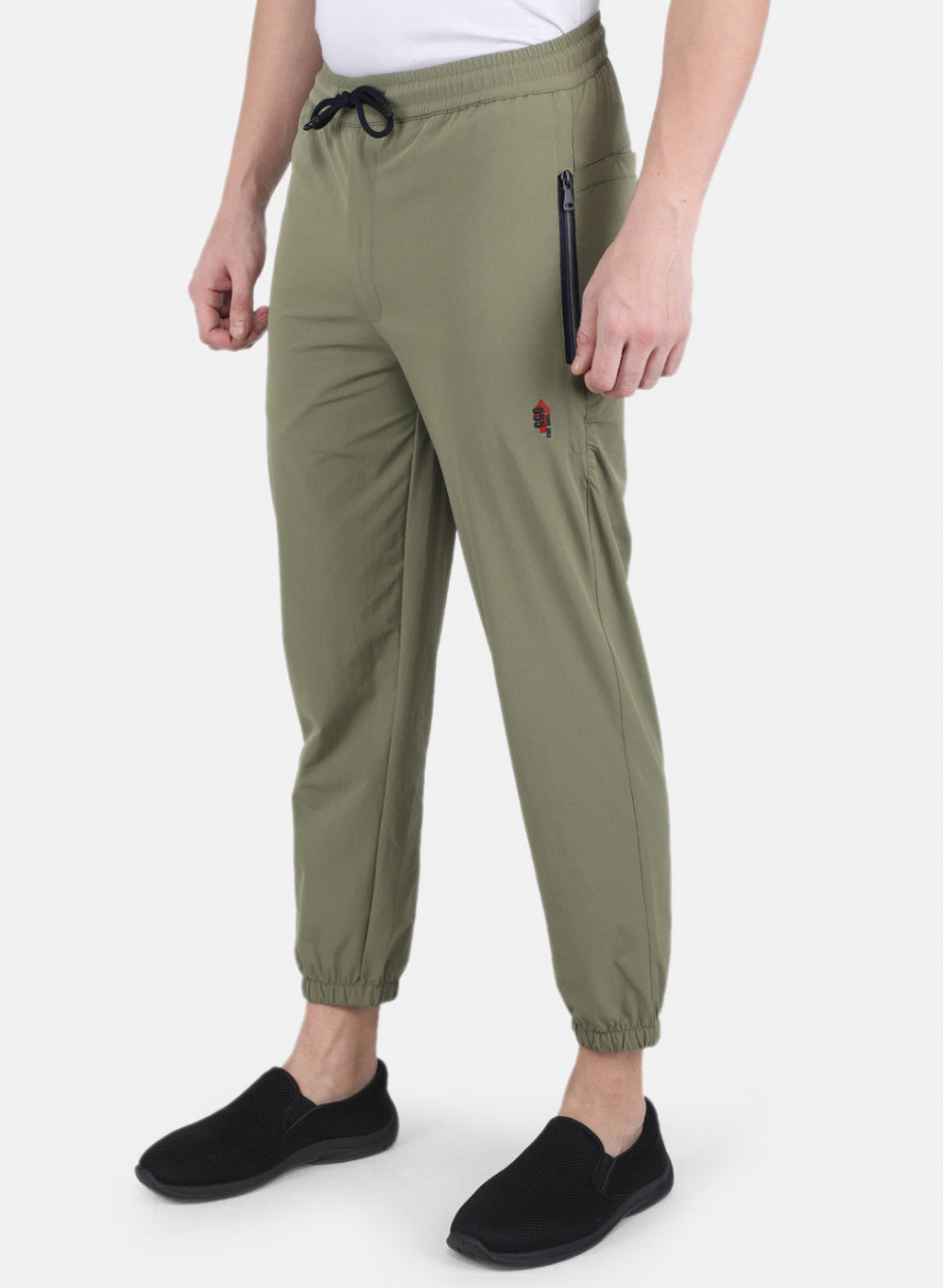 Men Olive Smart Fit Winter Lower