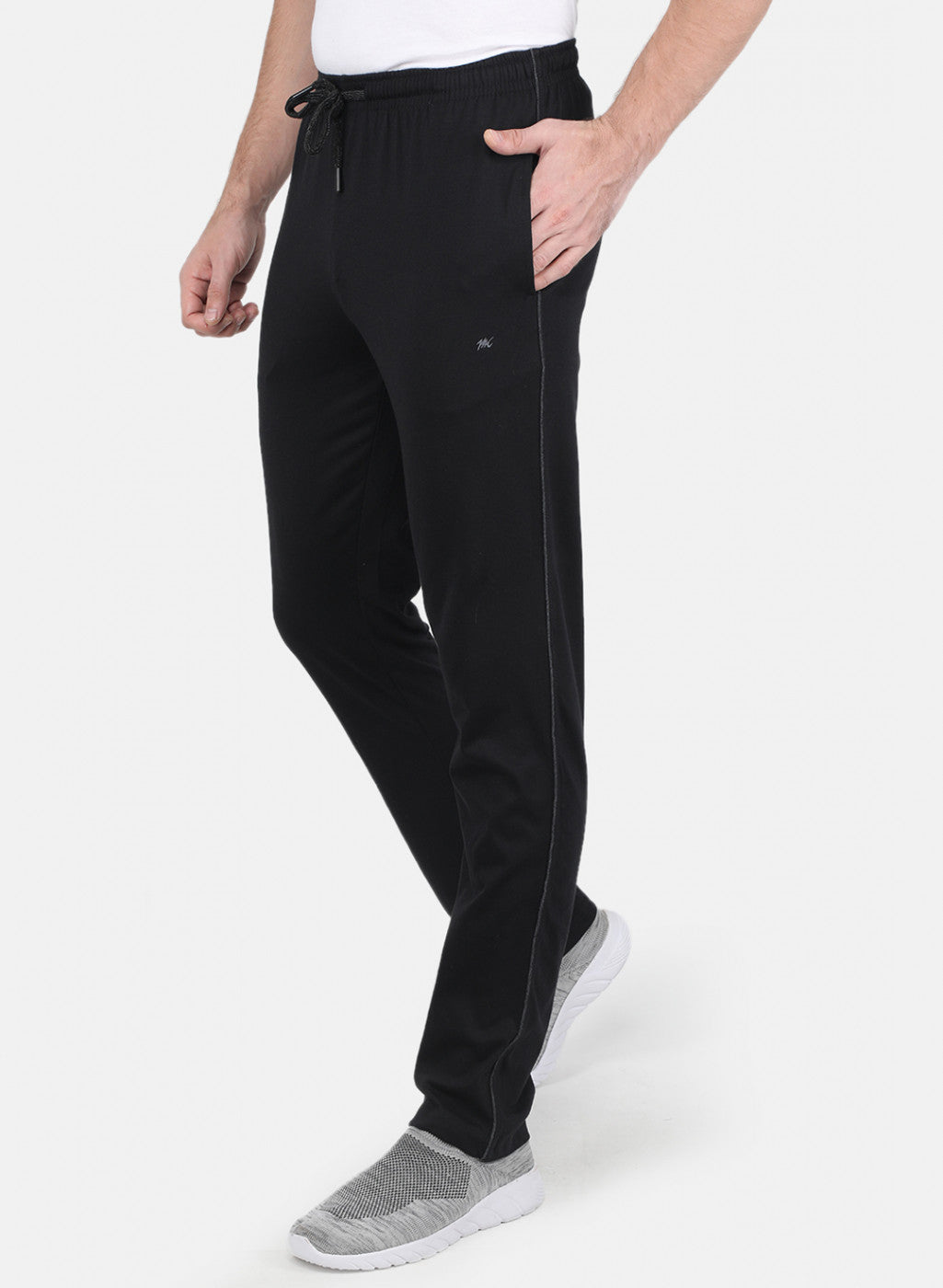 Men Black Regular Fit Lower