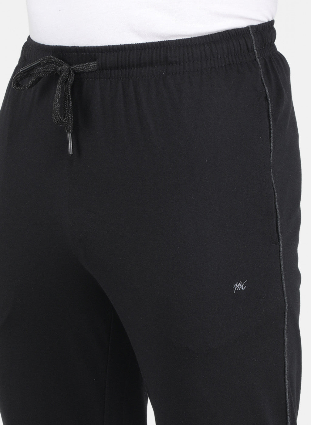 Men Black Regular Fit Lower