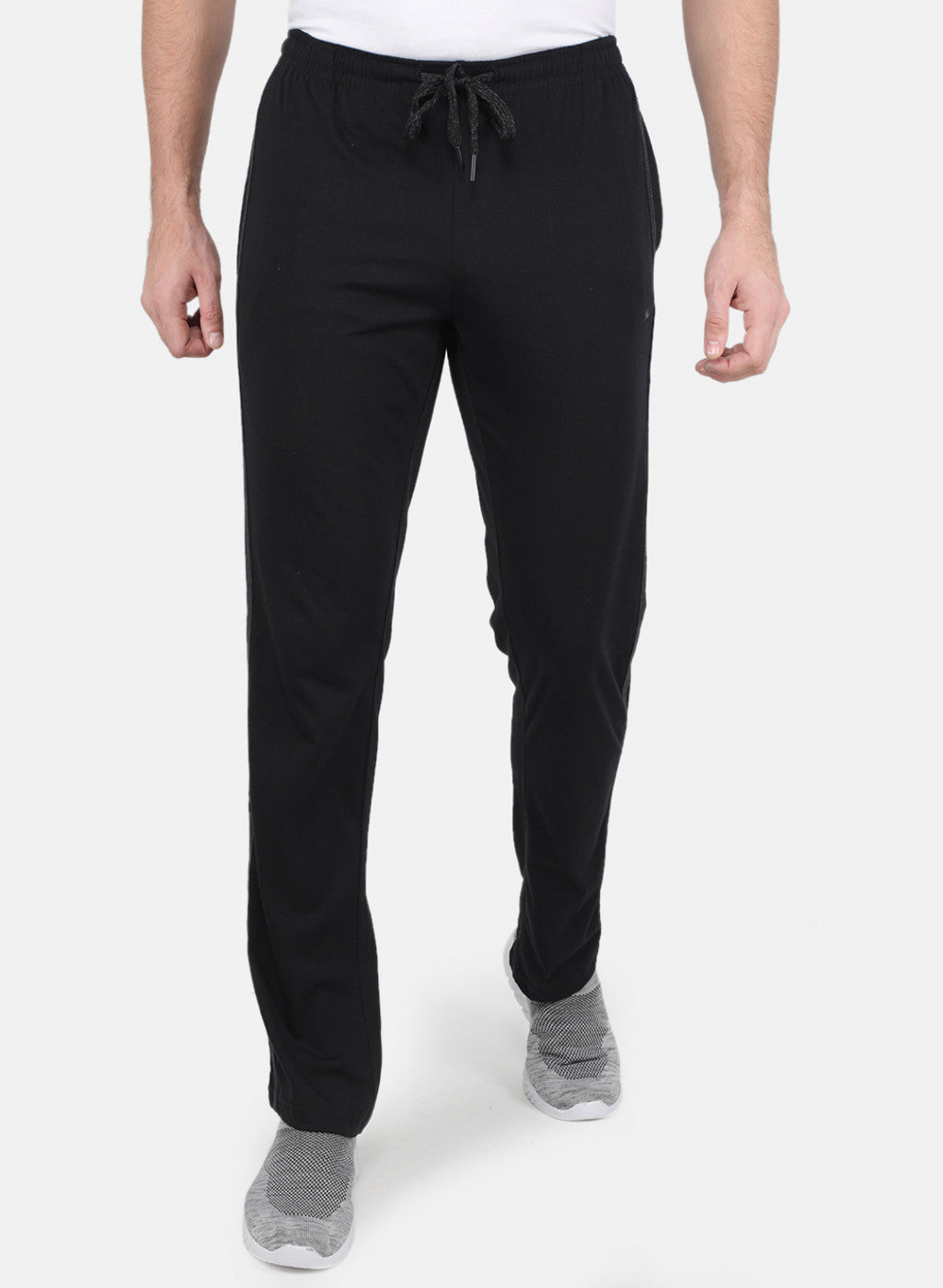 Men Black Regular Fit Lower