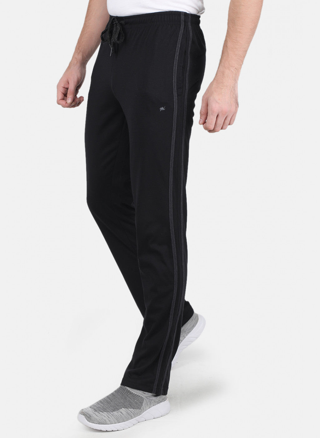 Men Black Regular Fit Lower