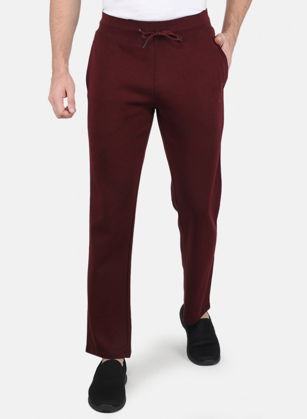 Men Maroon Regular Fit Lower