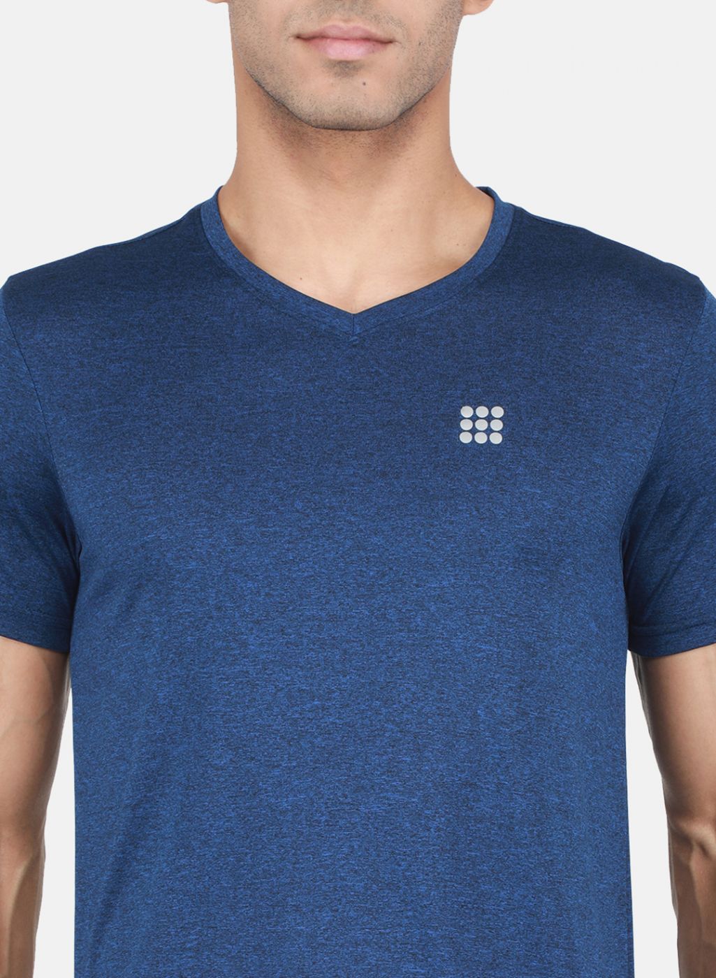 Rock-it Men Blue Solid T-Shirt