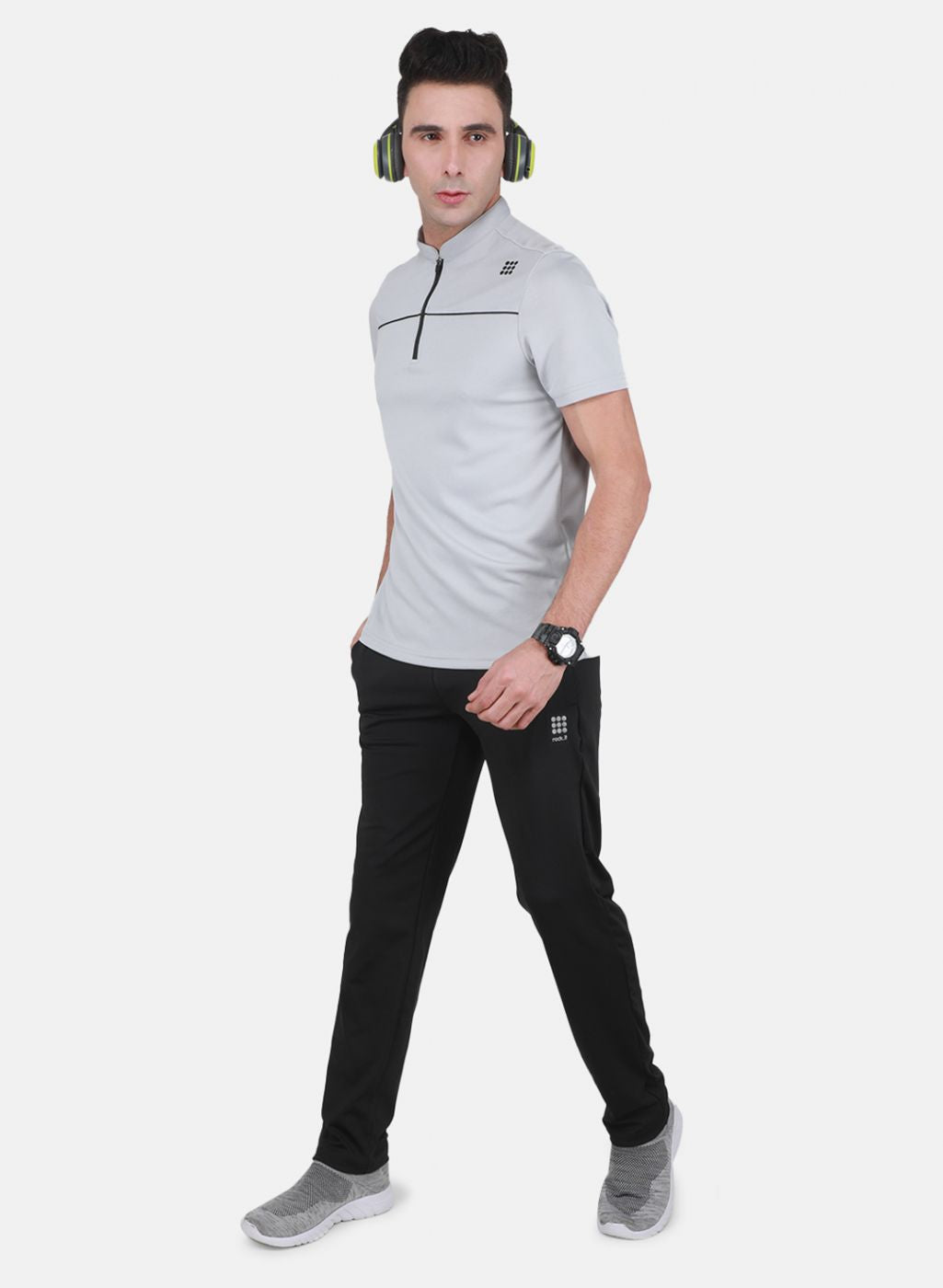 Rock.it Men Black Regular Fit Lower