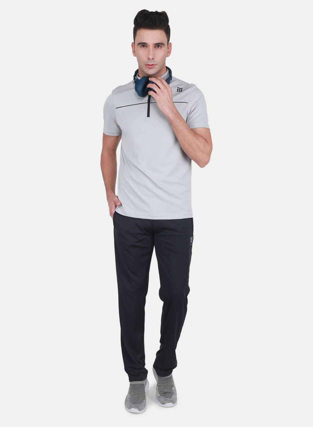 Rock.it Men Navy Blue Regular Fit Lower