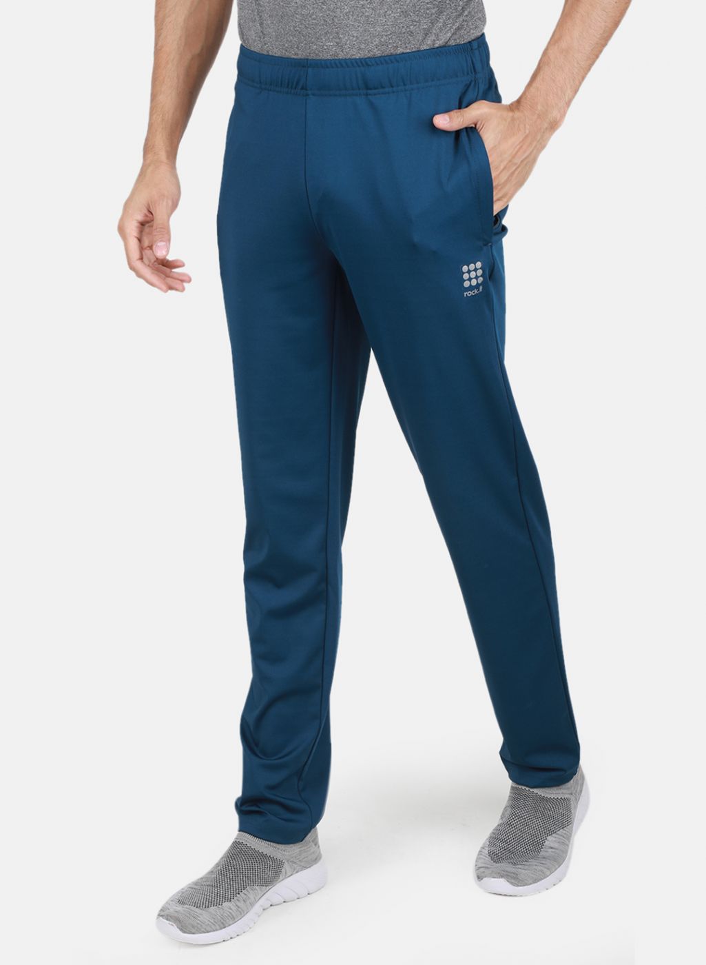 Rock.it Men Teal Blue Regular Fit Lower