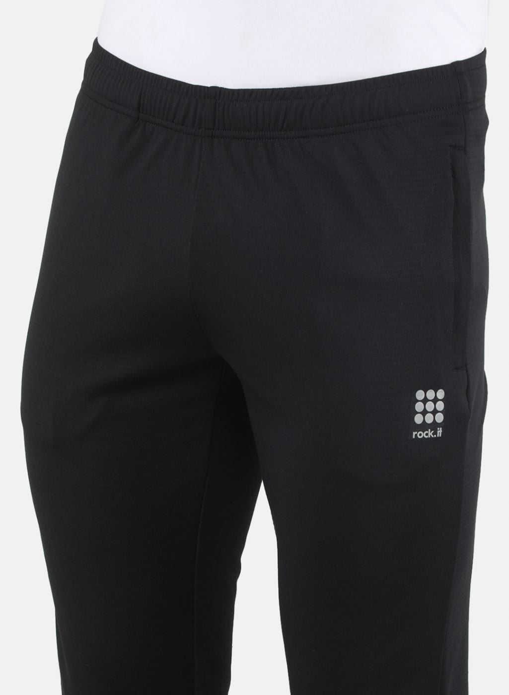 Rock.it Men Black Regular Fit Jogger