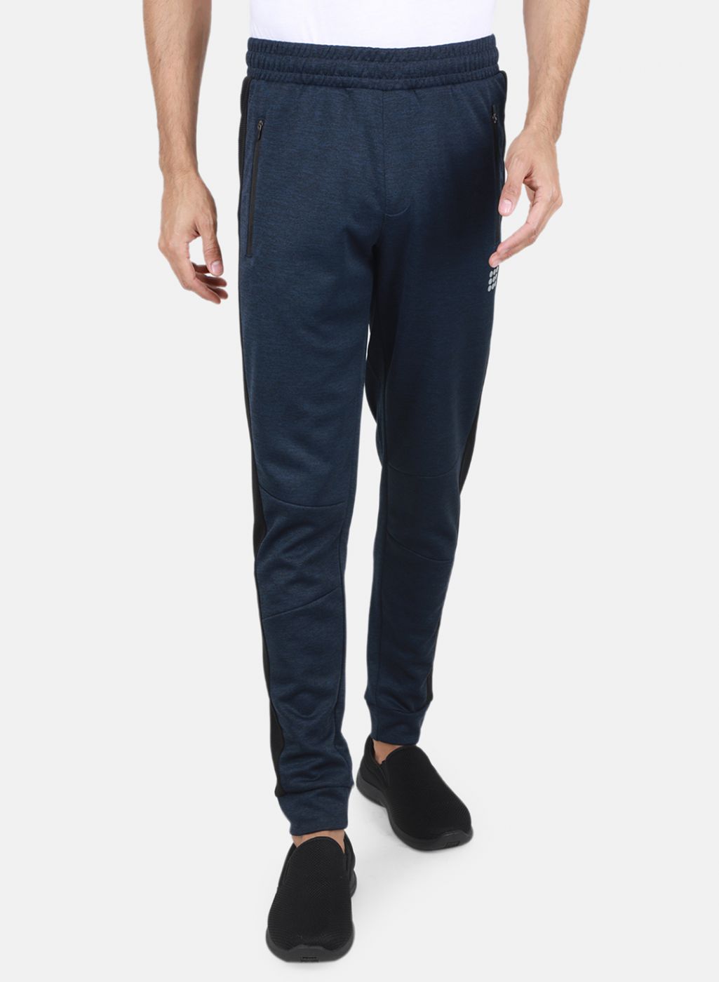 Rock.it Men Navy Blue Solid Jogger