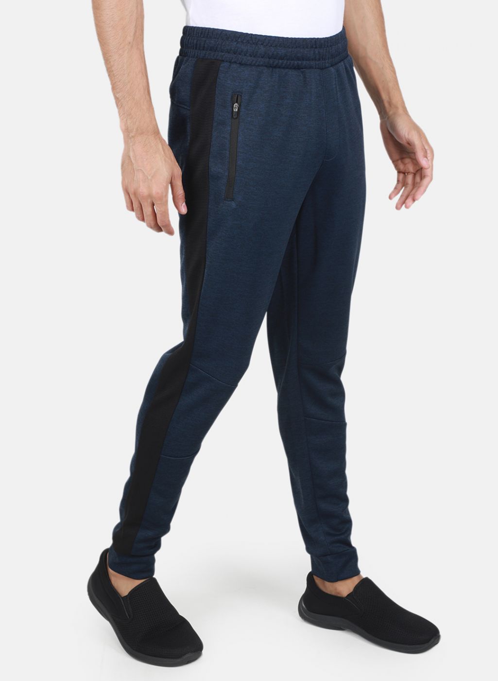 Rock.it Men Navy Blue Solid Jogger