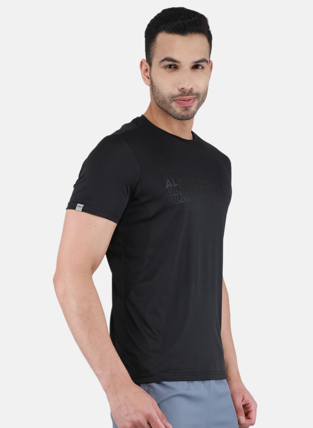 Rock.it Men Black Printed T-Shirt