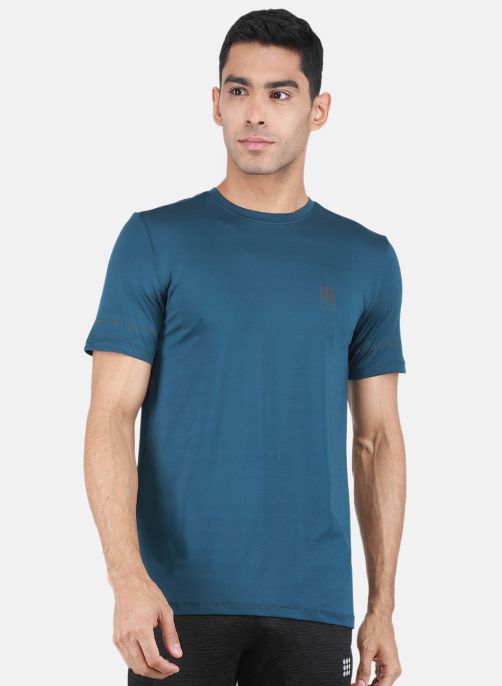 Rock.it Men Blue Solid T-Shirt