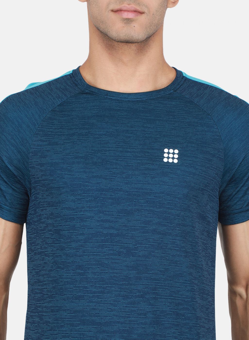 Rock.it Men Blue Self Design Tracksuit