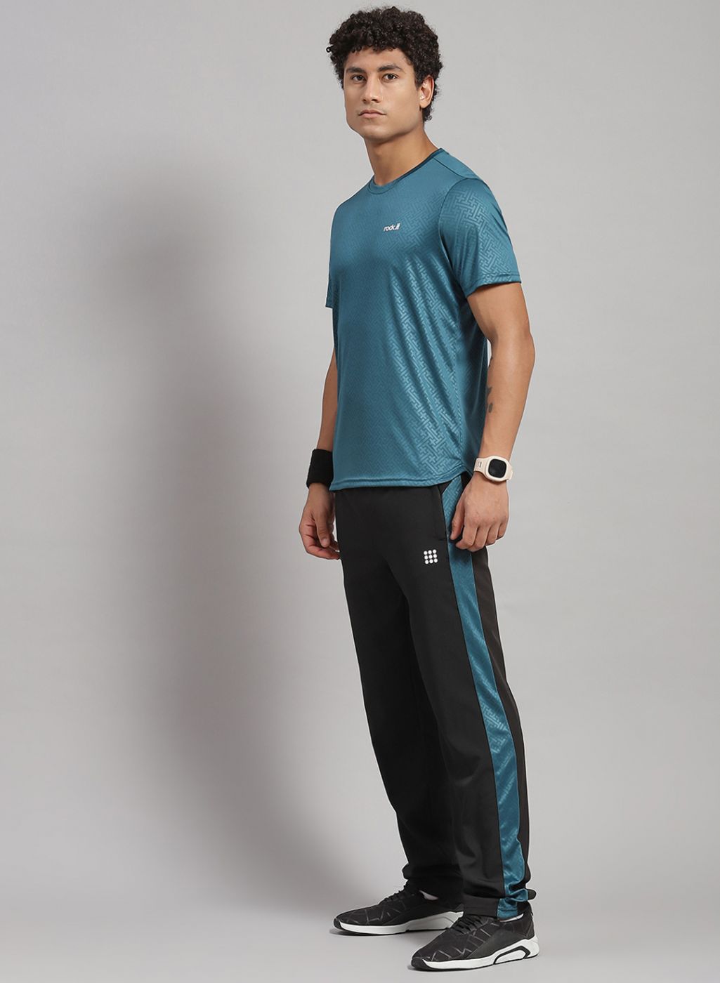 Rock.it Men Blue Solid Lower Set