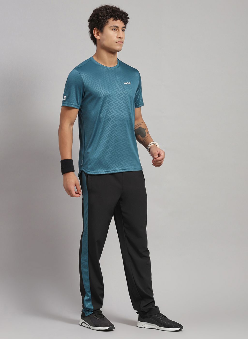 Rock.it Men Blue Solid Lower Set