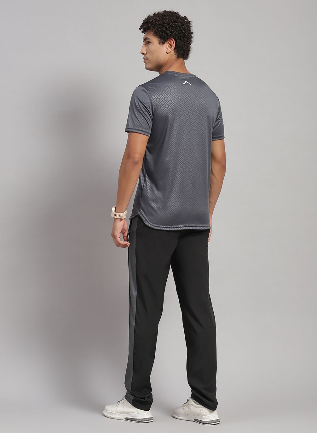 Rock.it Men Grey Solid Lower Set