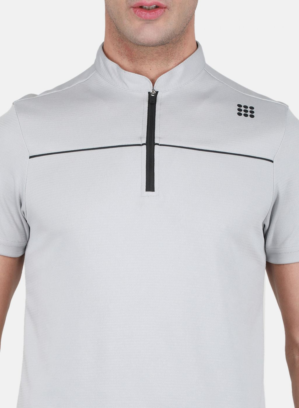 Rock.it Men Grey Self Design Tracksuit