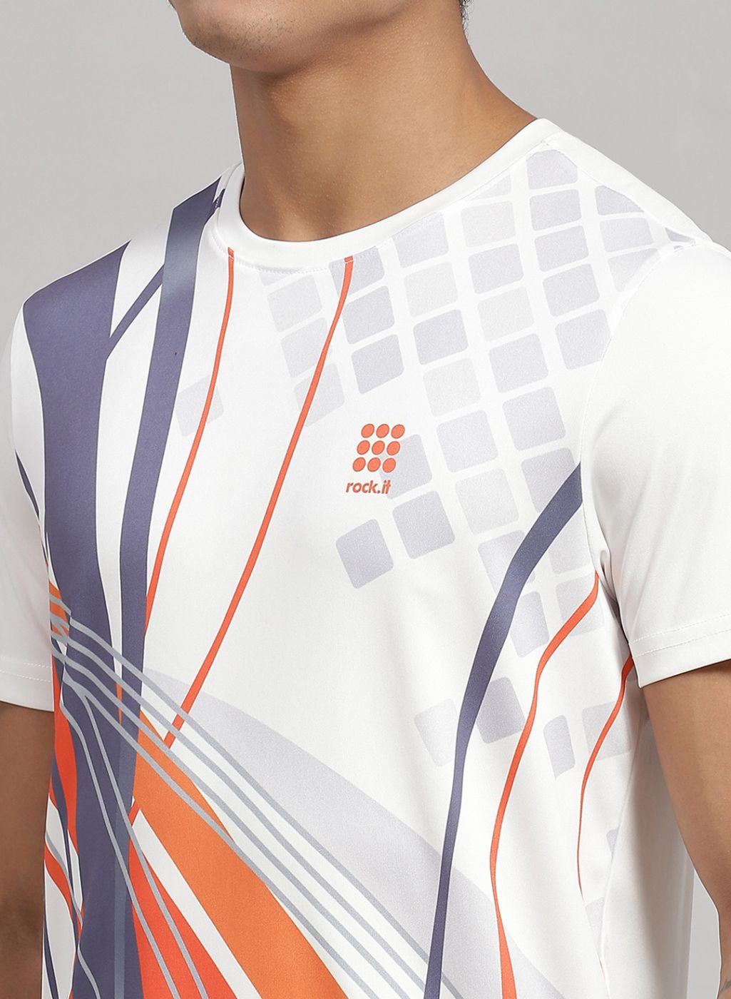 Rock.it Men White Printed T-Shirt