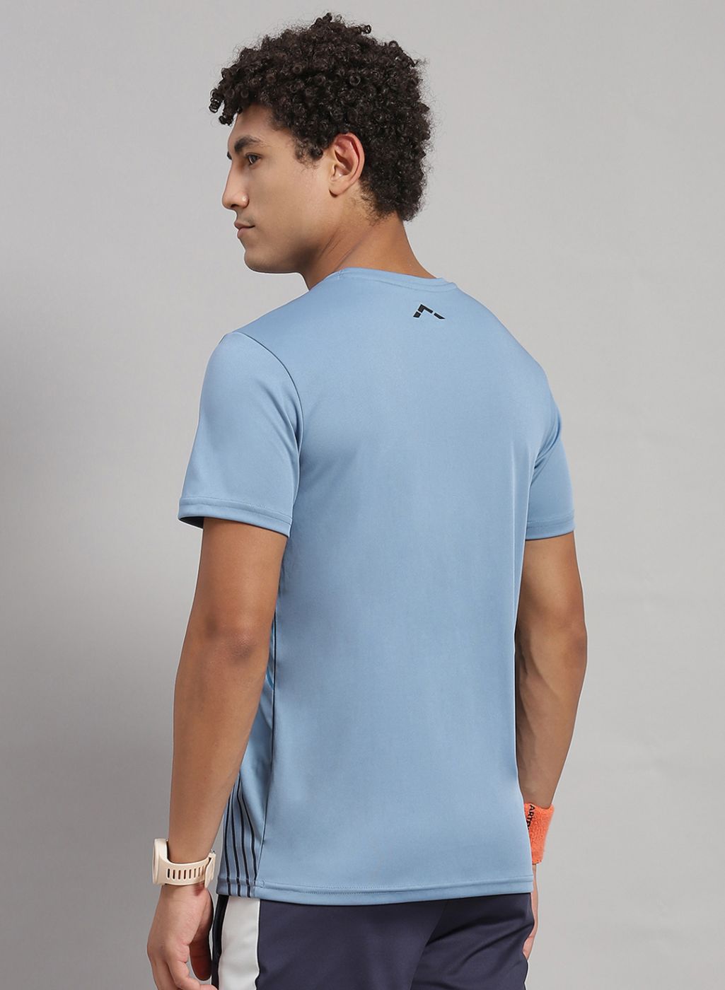 Rock.it Men Blue Printed T-Shirt