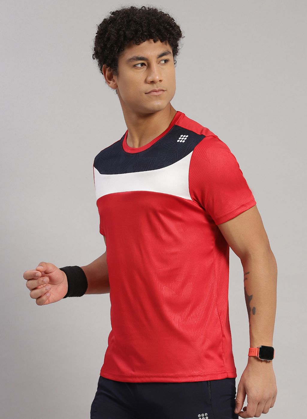 Rock.it Men Red Solid T-Shirt