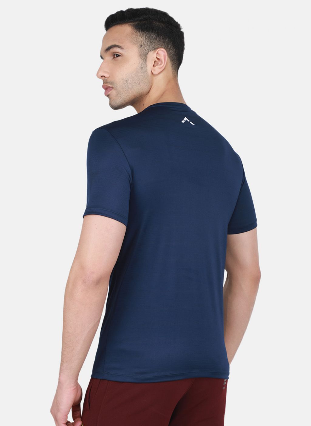 Rock.it Men Blue Self Design T-Shirt