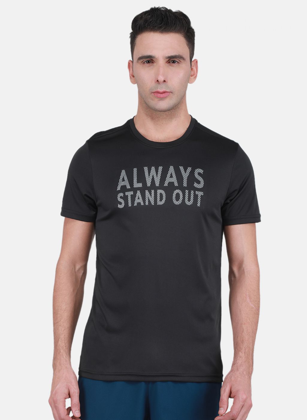 Rock.it Men Black Printed T-Shirt