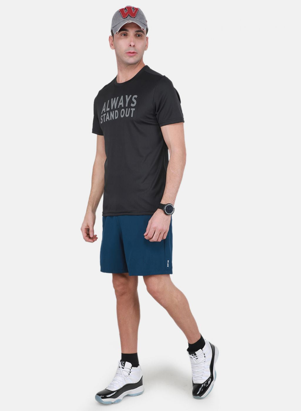 Rock.it Men Black Printed T-Shirt