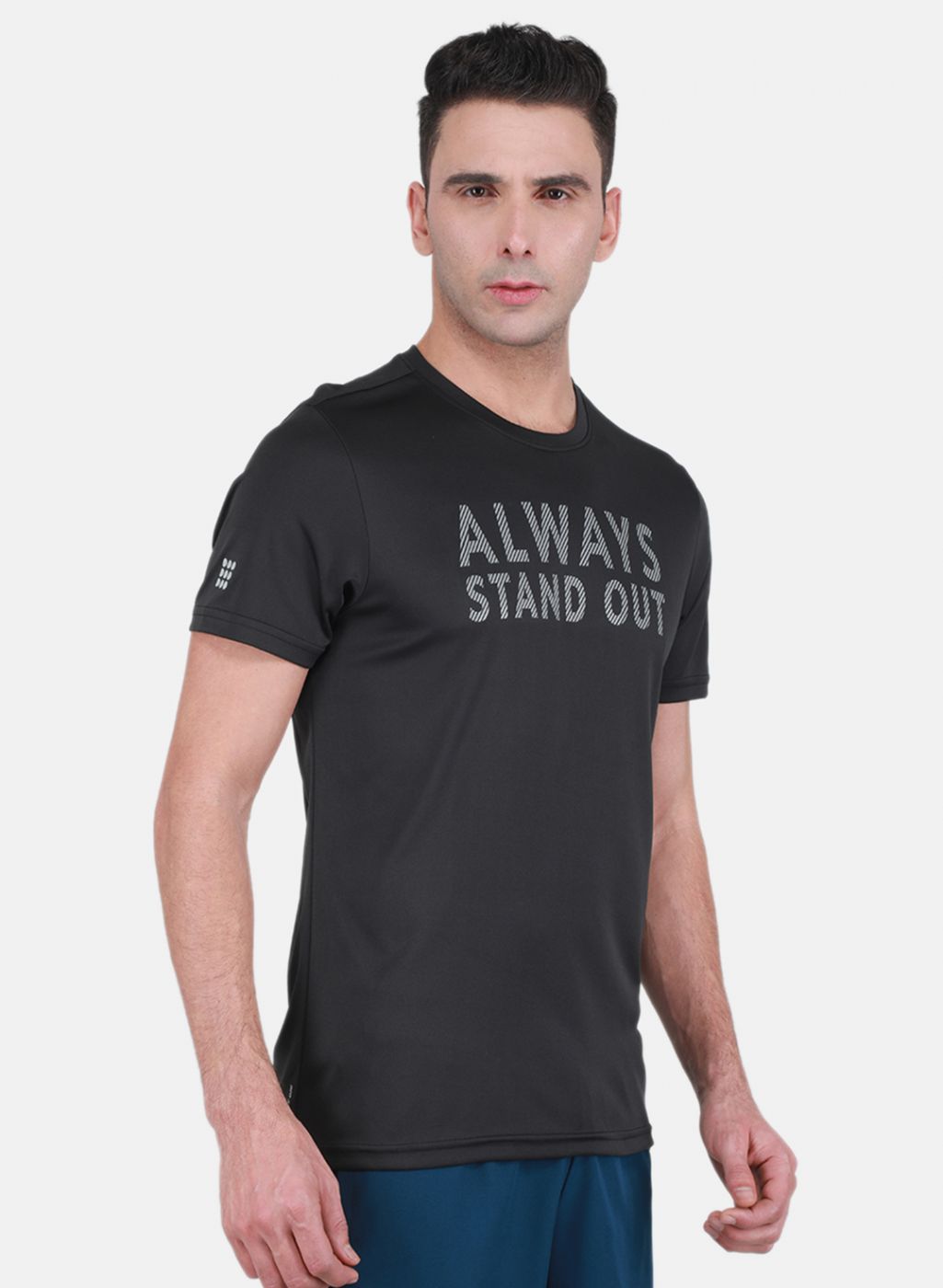 Rock.it Men Black Printed T-Shirt