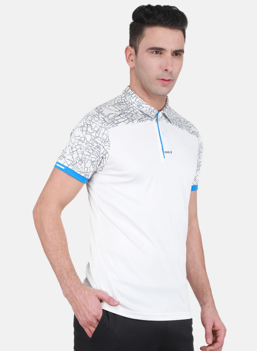 Rock.it Men White Printed T-Shirt