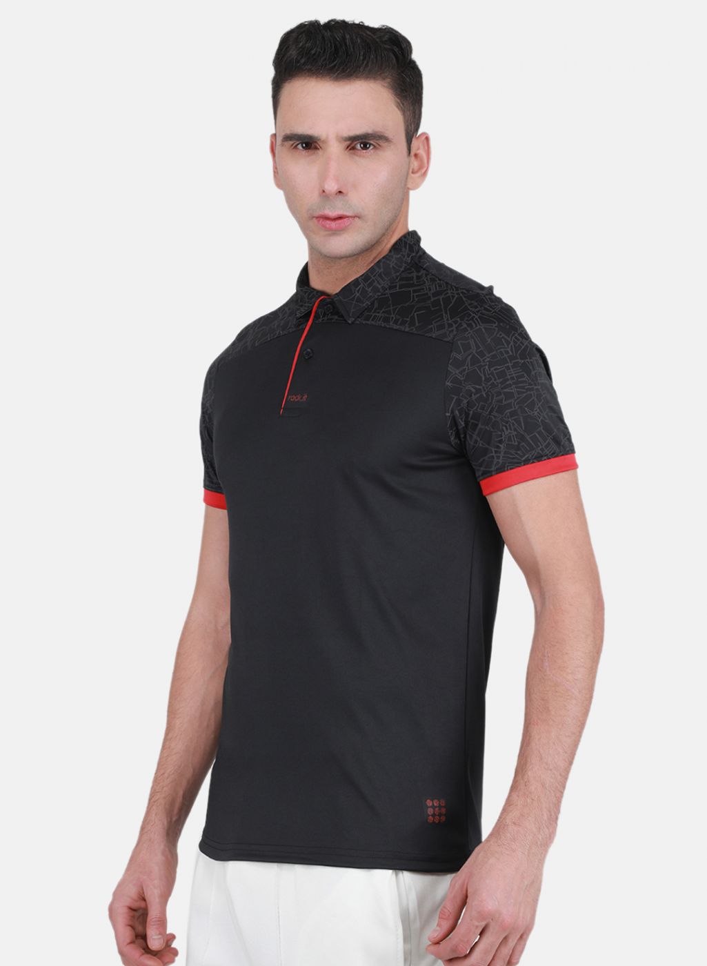 Rock.it Men Black Printed T-Shirt