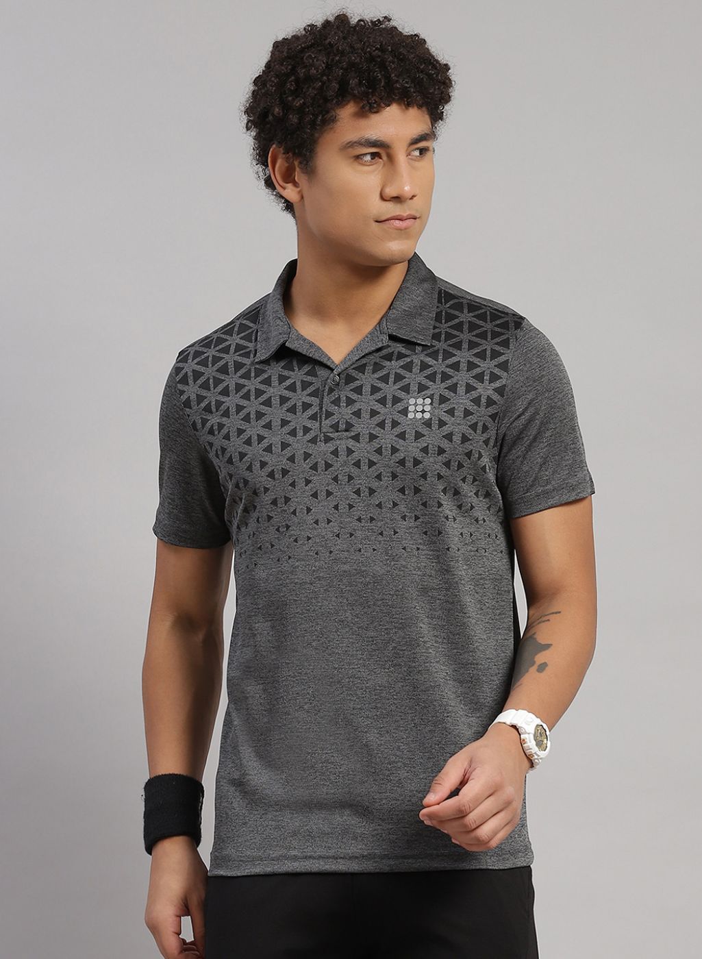 Rock.it Men Grey Printed T-Shirt