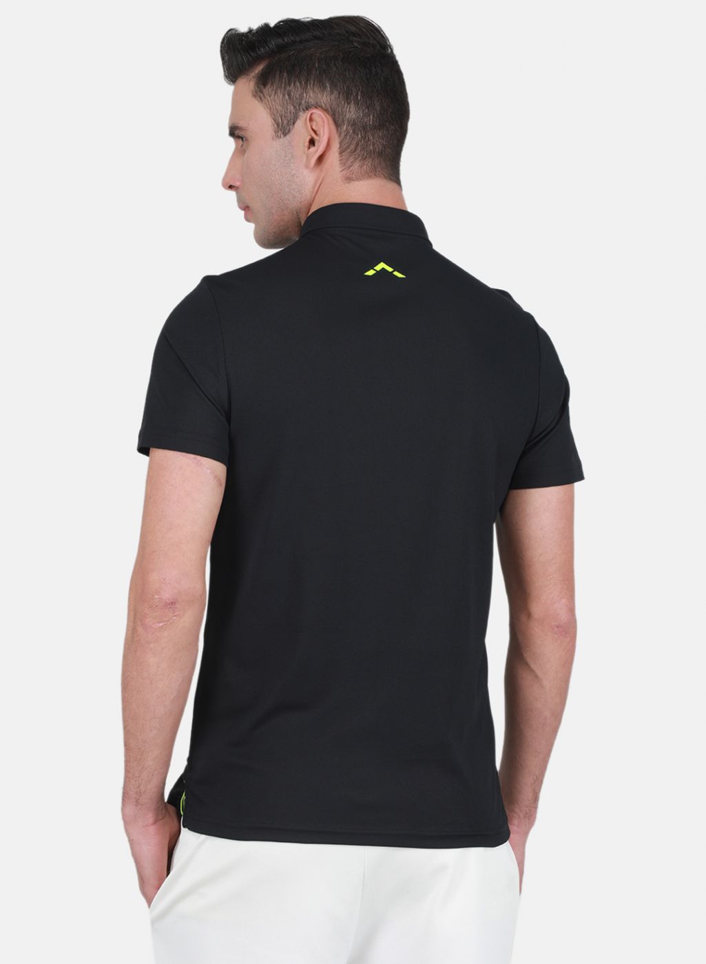 Rock.it Men Black Solid T-Shirt