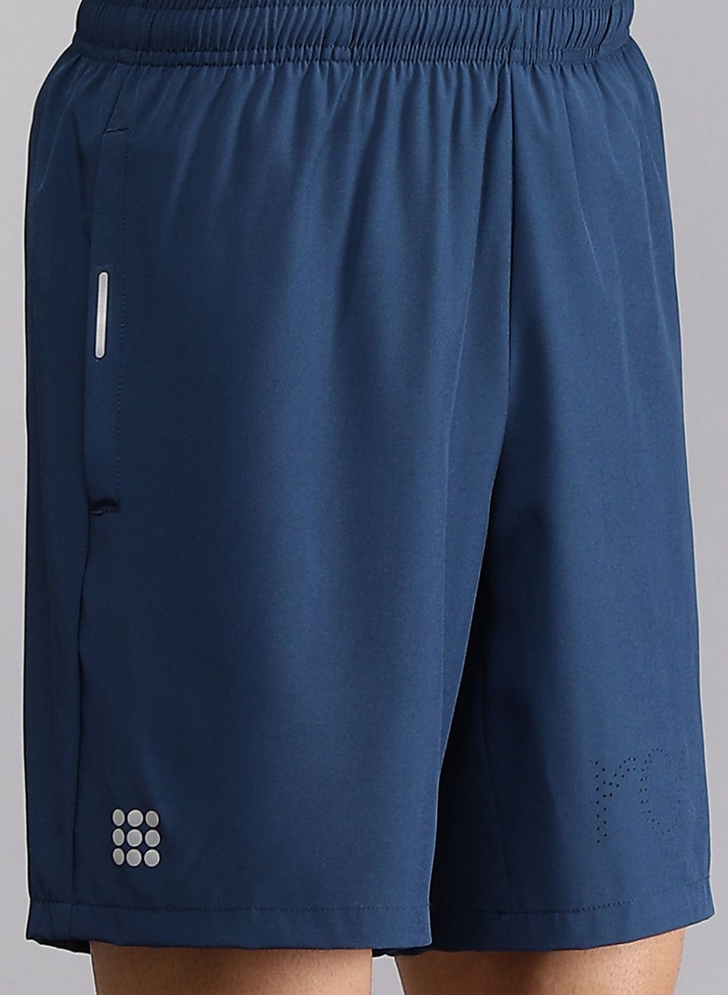 Rock.it Men Teal Blue Solid Short