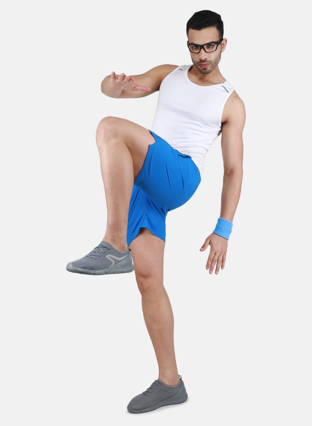 Rock.it Men Blue Self Design Short