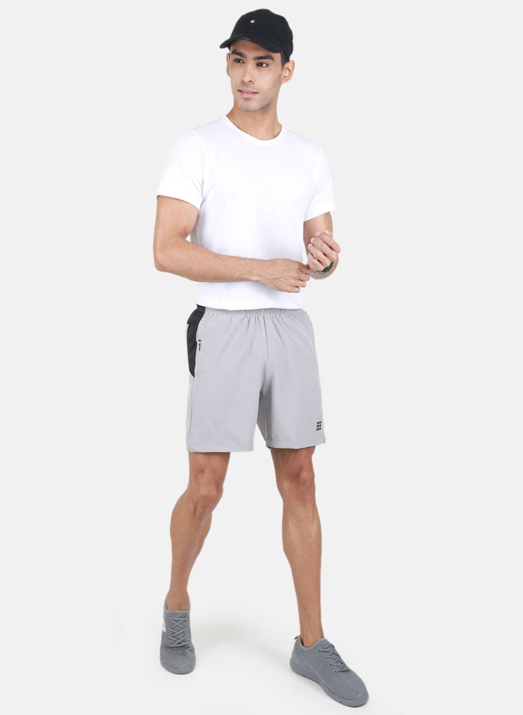Rock.it Men Grey Solid Short