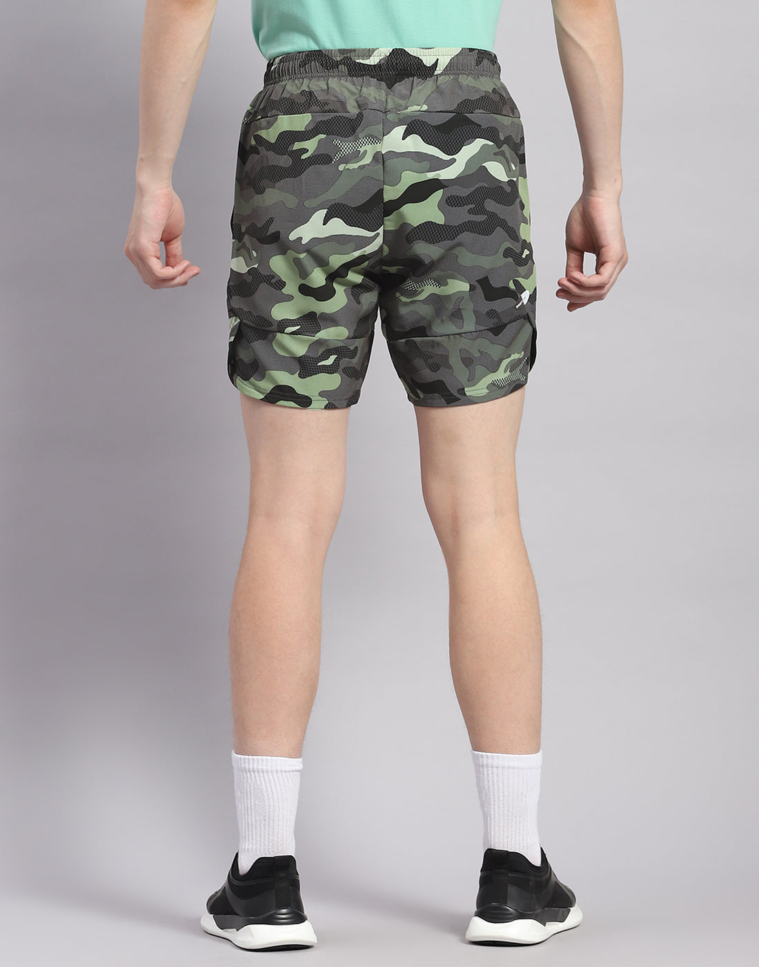 Rock.it Men Green Printed Short