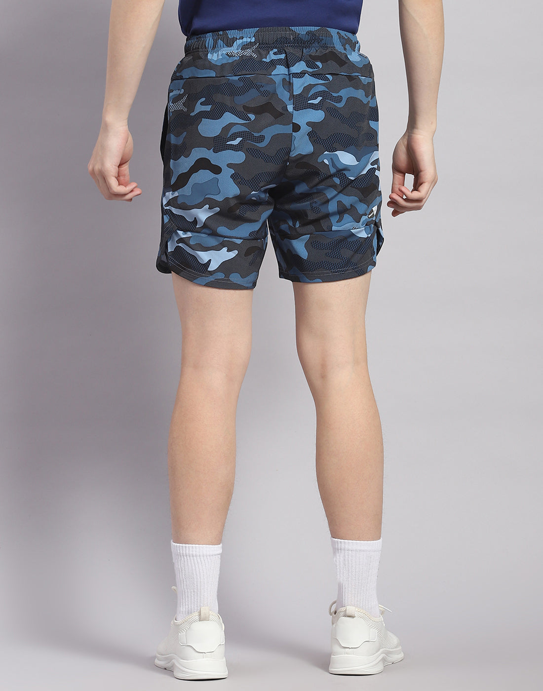 Rock.it Men Blue Printed Short