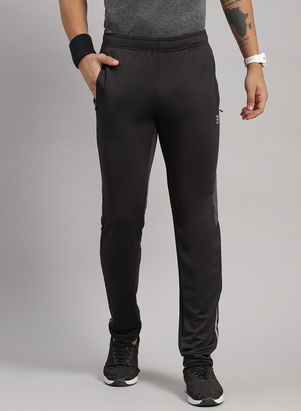 Rock.it Men Black Regular Fit Lower