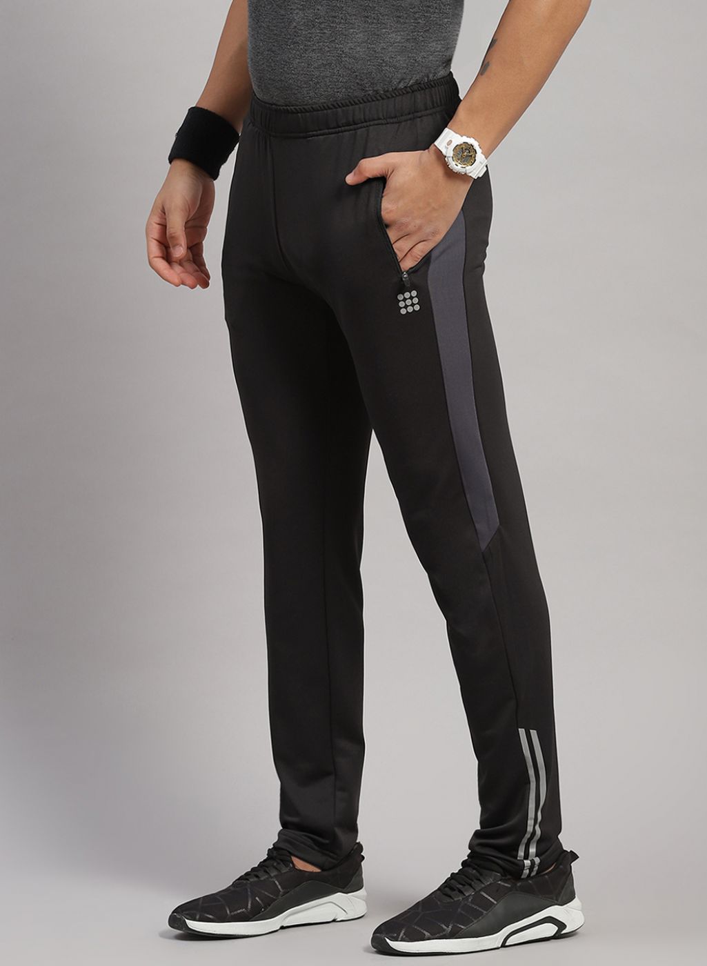 Rock.it Men Black Regular Fit Lower