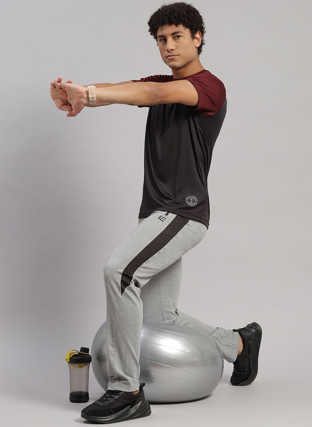 Rock.it Men Grey Regular Fit Lower