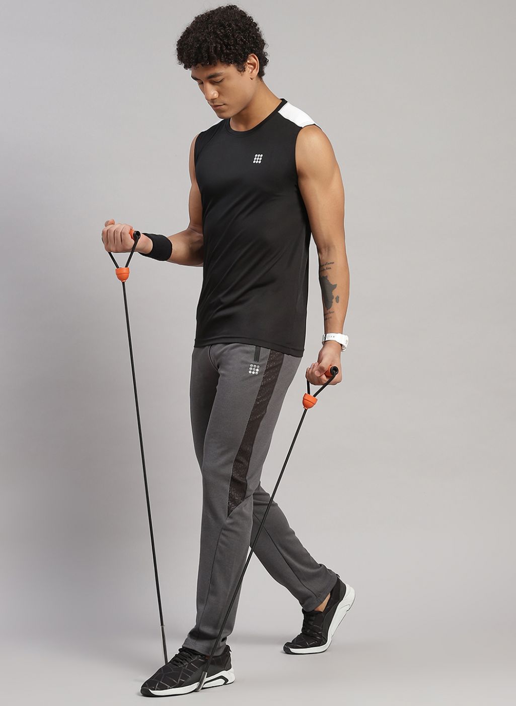 Rock.it Men Grey Regular Fit Lower