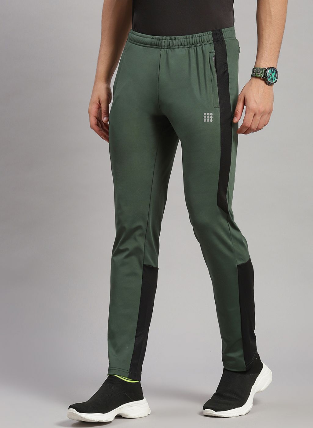 Rock.it Men Olive Regular Fit Lower