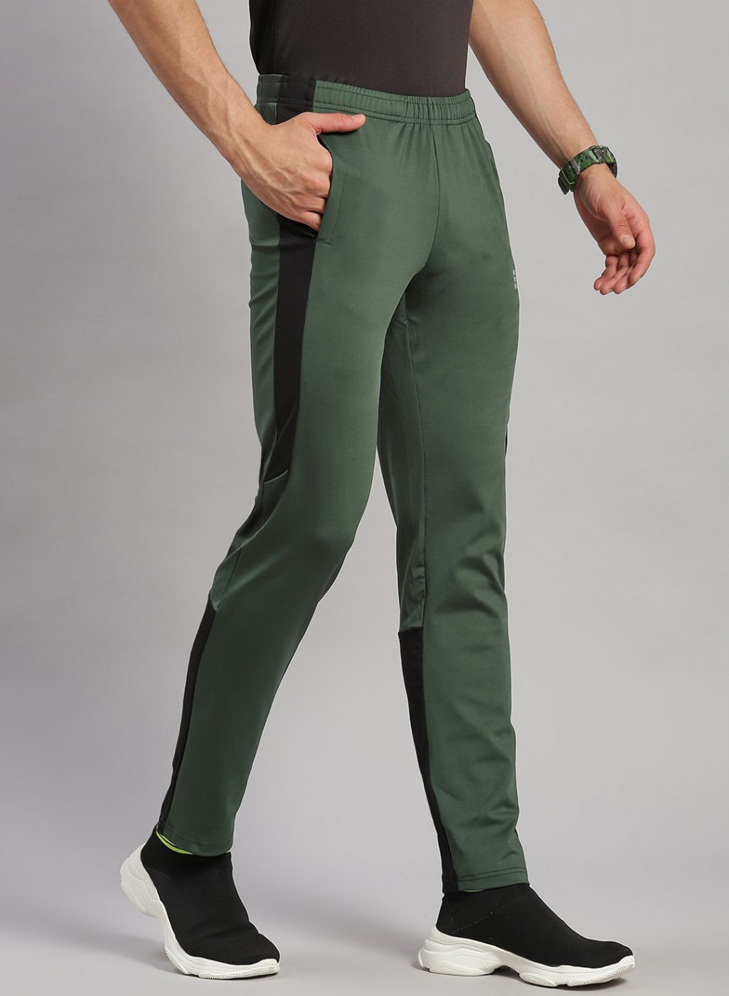 Rock.it Men Olive Regular Fit Lower