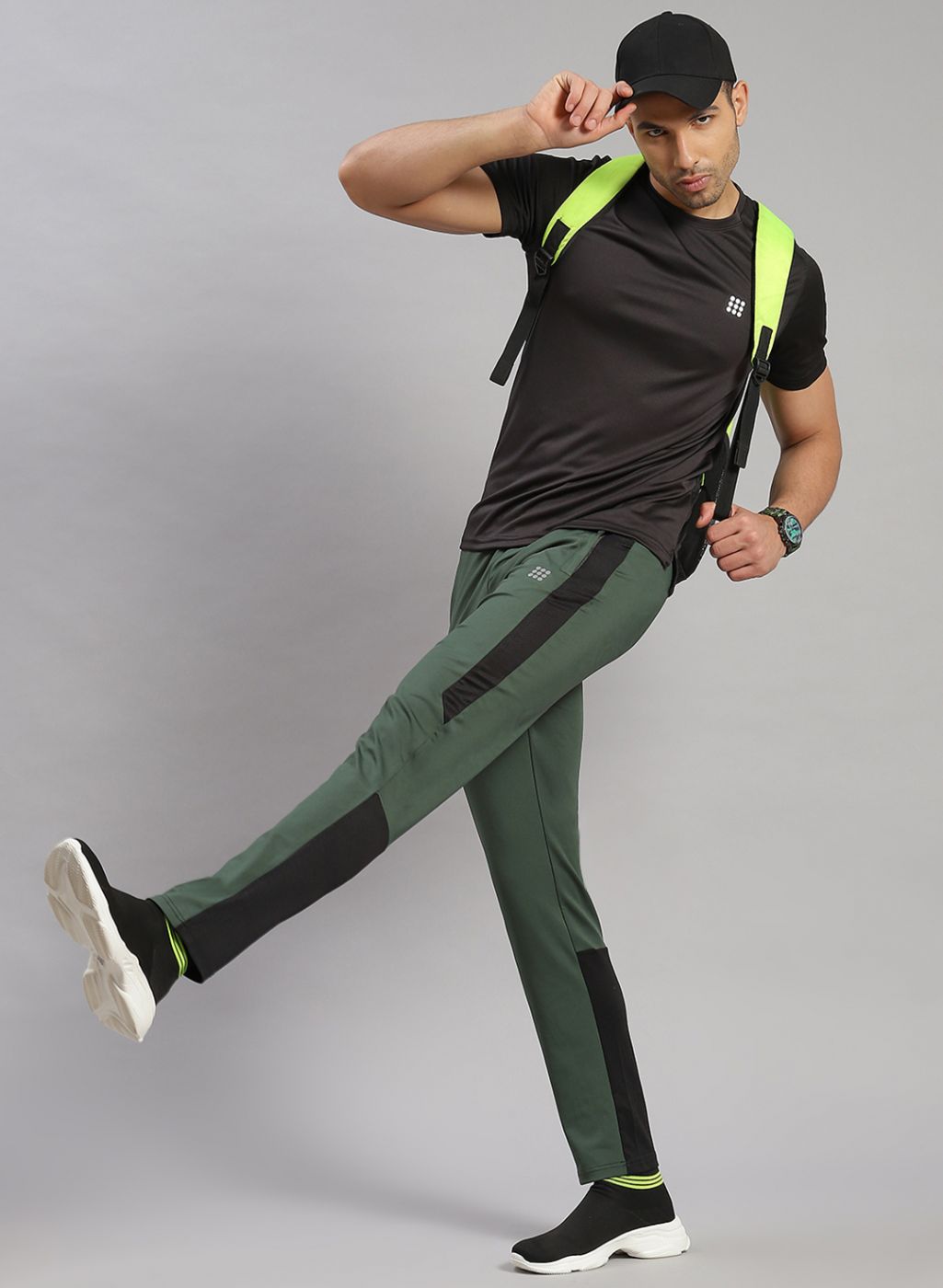 Rock.it Men Olive Regular Fit Lower