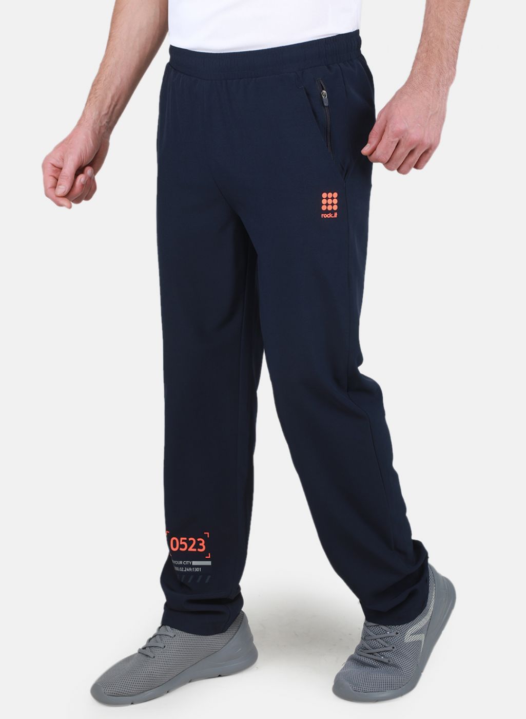 Rock.it Men Navy Blue Regular Fit Lower